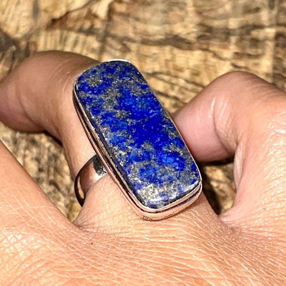 Lapis Lazuli Ring Size 8 1/2